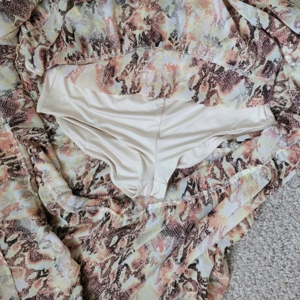 Anthropologie NWT AFRM maxi Ruffled Skirt. size XL New with tag - Picture 6 of 6